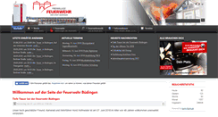 Desktop Screenshot of ffw-buedingen.de